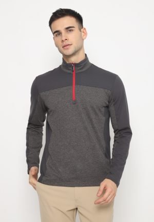 Jack Nicklaus Dzeko Premium Blocked Piece Sweater Caviar