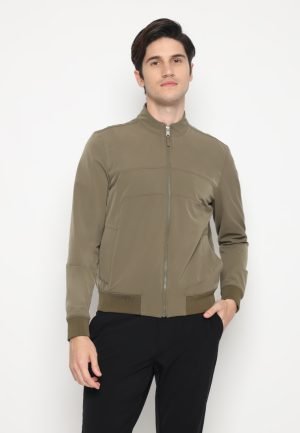 Jack Nicklaus Tyron Jacket Pria Regular Fit Olive