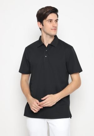Jack Nicklaus Parker Premium Solid Polo Caviar