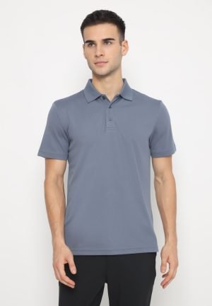 Jack Nicklaus Inzaghi Premium Solid Polo Silver Moon