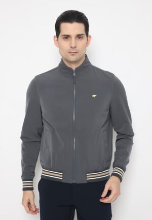 Jack Nicklaus Sparrow Jacket Pria Slim Fit Charcoal