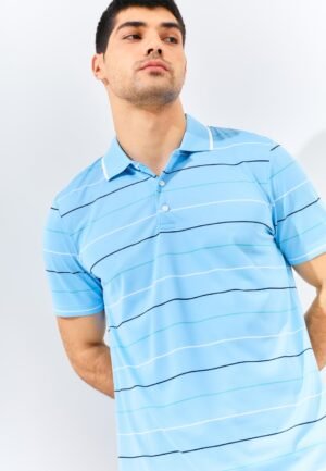 Jack Nicklaus Kuminga Premium Knit Shirt Polo Blue Port
