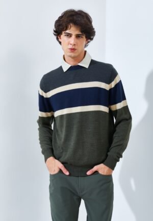 Jack Nicklaus Parkroyal Premium Sweater Regular Fit Virtual Olive
