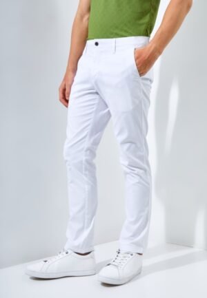 Jack Nicklaus Fox Celana Panjang Pria Slim Fit White