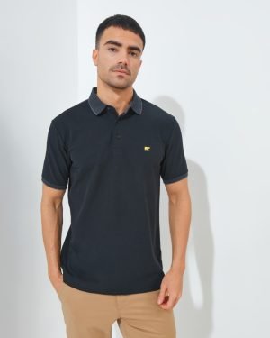 Jack Nicklaus Xander Polo Shirt Pria Regular Fit Hitam