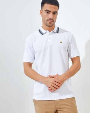 Jack Nicklaus Wolfgang Polo Shirt Pria Regular Fit Putih