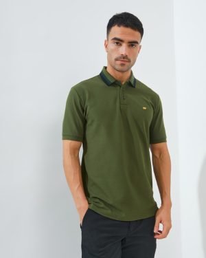 Jack Nicklaus Wolfgang Polo Shirt Pria Regular Fit Hijau