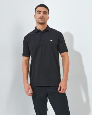 Jack Nicklaus Cairo Polo Shirt Pria Regular Fit Hitam