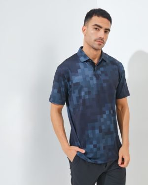 Jack Nicklaus Kowloon Premium Random Print Polo Caviar