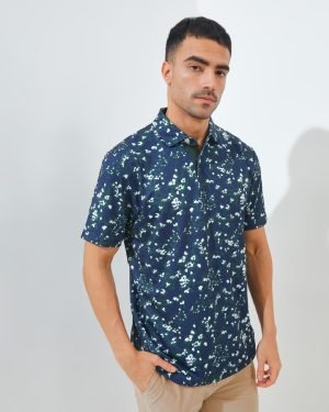 Jack Nicklaus Lockhart Premium Floral Print Olive Shadow