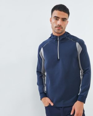 Jack Nicklaus Rosewood Premium Pieced Hoodie Classic Navy