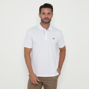 Jack Nicklaus Cruz Polo Shirt Pria Regular Fit White