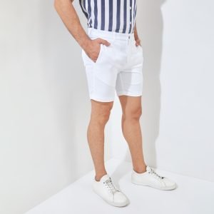 Jack Nicklaus Florian Premium Celana Pendek Pria Regular Fit Bright White