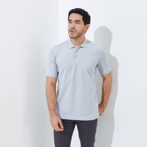Jack Nicklaus Oracle Polo Shirt Pria Regular Fit Light Grey