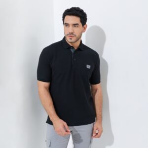 Jack Nicklaus Miles Polo Shirt Pria Regular Fit Black
