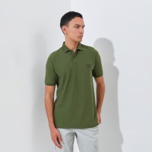 Jack Nicklaus Master Polo Shirt Pria Regular Fit Dark Green