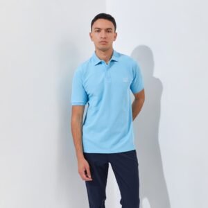 Jack Nicklaus Master Polo Shirt Pria Regular Fit Light Blue