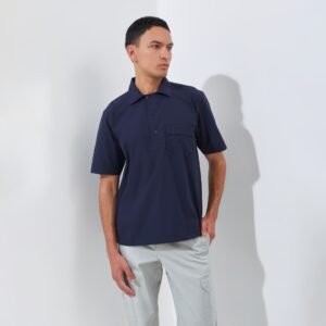 Jack Nicklaus London Kemeja Pria Lengan Pendek Regular Navy