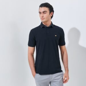 Jack Nicklaus Coda Polo Shirt Pria Regular Fit Black