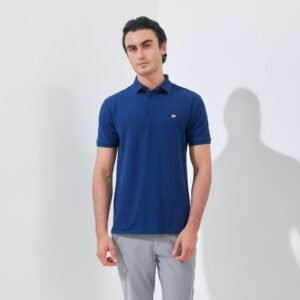 Jack Nicklaus Coda Polo Shirt Pria Regular Fit Estate Blue
