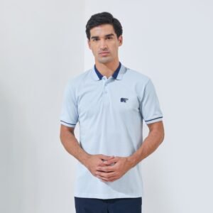 Jack Nicklaus Hunter Polo Shirt Pria Regular Fit Light Blue