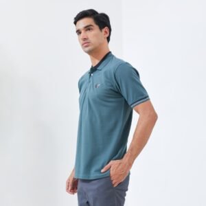 Jack Nicklaus Hunter Polo Shirt Pria Regular Fit Dark Green